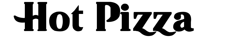 Hot Pizza Schrift Herunterladen Kostenlos